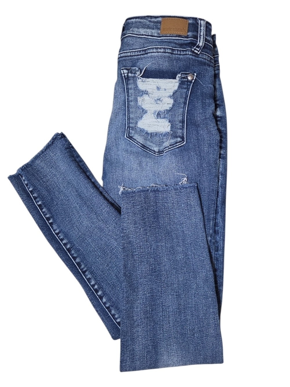 Judy Blue Classic Blue Distressed Women's Jeans